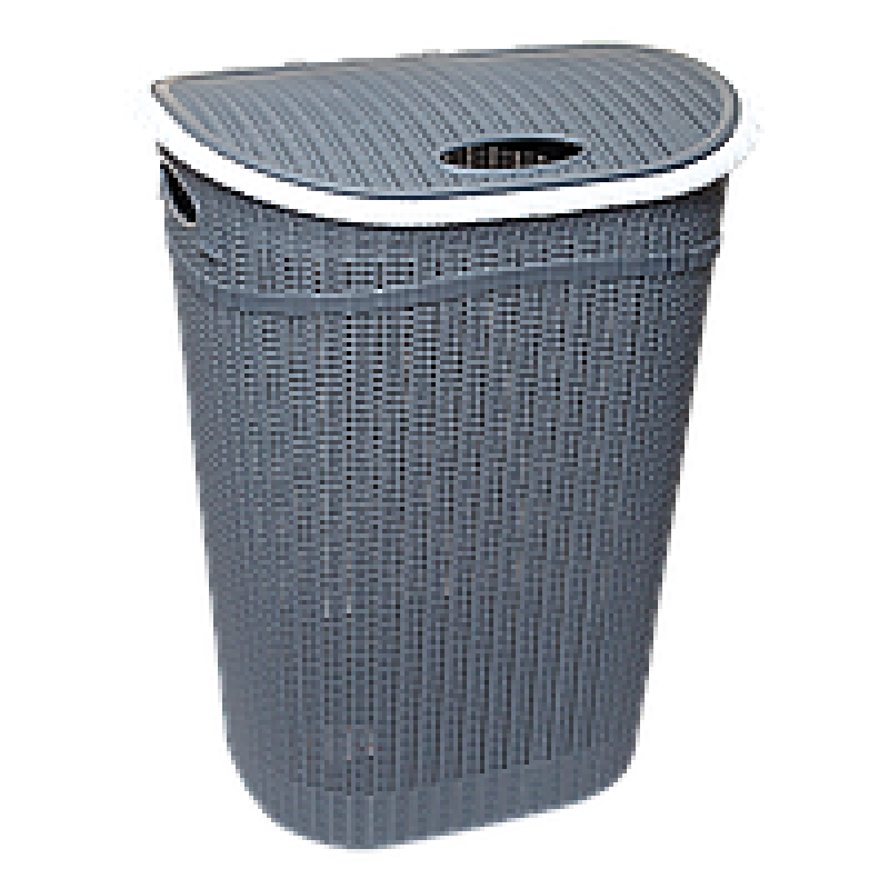 Кошик для білизни вертикальний PlastArt Євров*язка 52 л LA-150 - Тапе