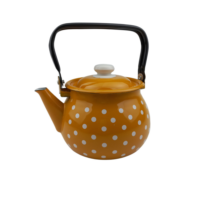 Чайник Idilia 2,5 л 2710 Полька Гірчична 34781 - Голубий