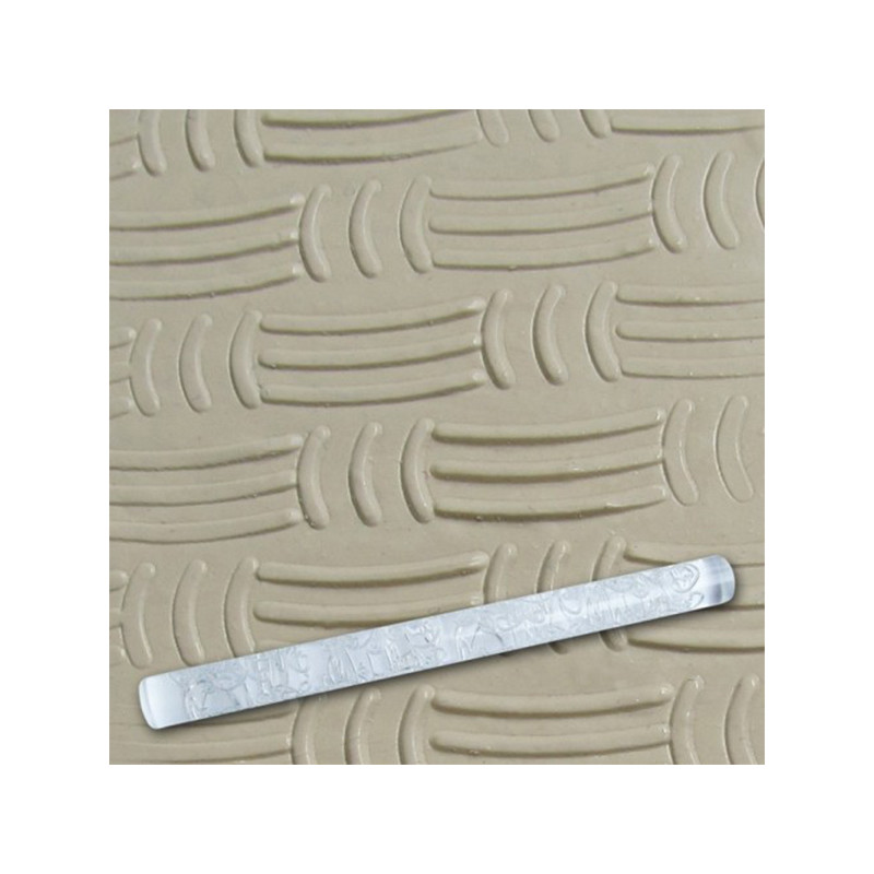 Скалка текстурна Empire 20*1,3 см Прозора ЕМ-8945