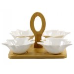 Менажниця 4-х секційна Interos PJ03195 - Лимонний