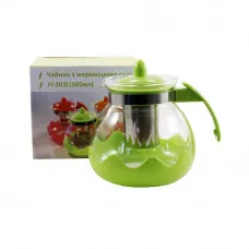 Чайник стеклянный Interos 1500 мл JY-303