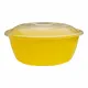 Миска з кришкою Plastics Craft Ягідка 3 л ПГ-1060 - Фламінго