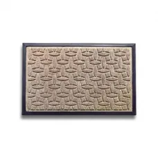 Коврик придверный Dariana MX 40*60 см св.-коричневый 9935