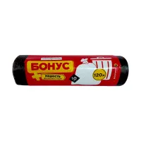 Пакеты для мусора усиленные Бонус LD 120 л 10 шт