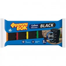 Губки кухонные Фрекен Бок Максима Black 5 шт