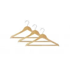 Набор деревянных плечиков Eco Fabric 3 шт 44,5 см EF-03NSQ