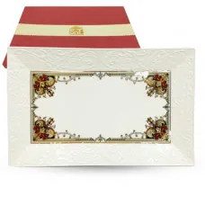 Блюдо прямоугольное SNT Лаура 25*15,2 см 9709-3