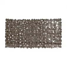 Килимок для душової Eco Fabric Галька 68х34см Прозоро-чорний 6834-004
