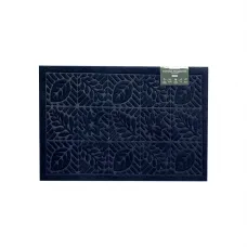 Килимок придверний Eco Fabric Листя 40*60 см Синій 4060-009