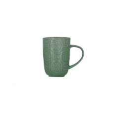 Кружка Limited Edition Pattern 410 мл Темно-зелена 18478G