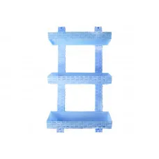 Полка 3-ярусная прямая R-plastic Ротанг