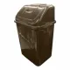 Мусорное ведро с поворотной крышкой Plastics Craft 18 л ПГ-1080