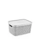 Кошик з кришкою Hobby life Diamond 7 л 04 1260 - Пудра