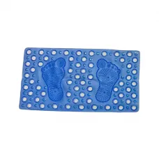 Килимок для душової Eco Fabric Ніжки 68*37 см Прозоро-синій 6837-002