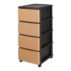 Комод на 4 ящика R-plastic Ротанг 35*45*86 см
