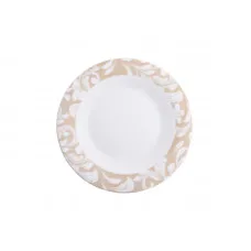 Тарелка обеденная Vittora Aura Beige 23 см VT-1230AB