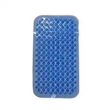 Килимок для душової Eco Fabric Медальйон 65*34 см Прозоро-синій 6534-002