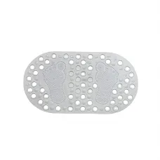 Килимок для душової Eco Fabric Ніжки 68*37 см Білий 6837-010