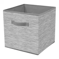 Корзина тканевая квадрат Idea Home Grey 30*30*30 см NP-104L