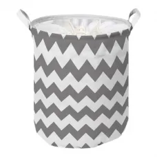Корзина тканевая круглая Idea Zig Zag 34*45 см LY-03
